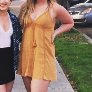 Gold Boho Dress
